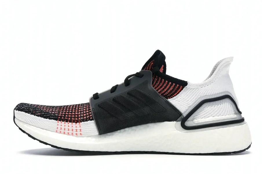 Фото № 3 с приближением к товару «‎adidas Ultra Boost 2019 Black White Solar Orange»