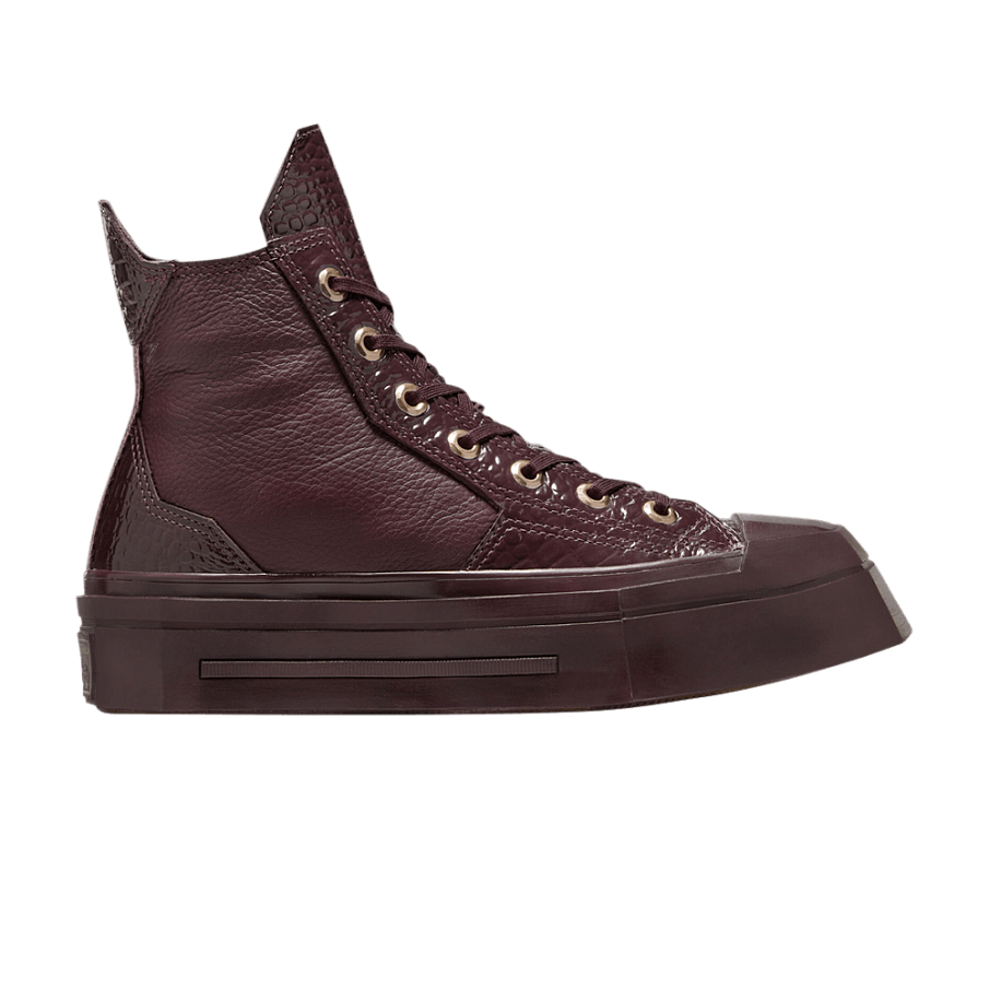 Фото № 1 с приближением к товару «‎Converse Women's Chuck 70 De Luxe Squared High Bloodstone Croc»