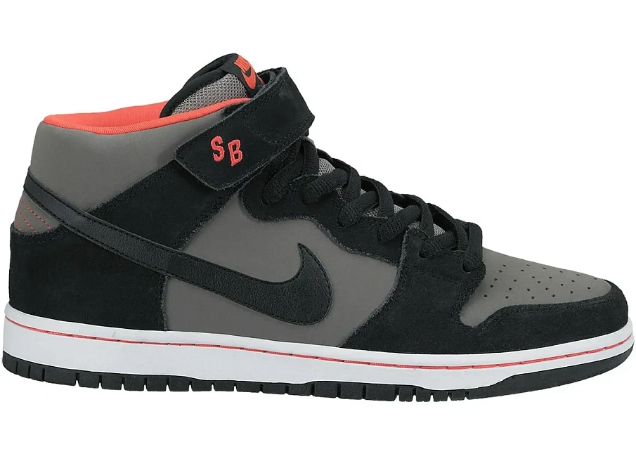 Фото № 1 с приближением к товару «‎Nike SB Dunk Mid Black Medium Grey»