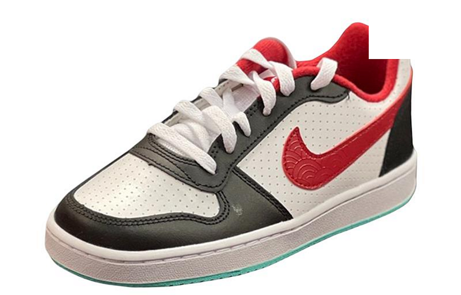 Фото № 2 с приближением к товару «‎Nike Wmns Court Borough Low Sneakers WhiteRedBlack»