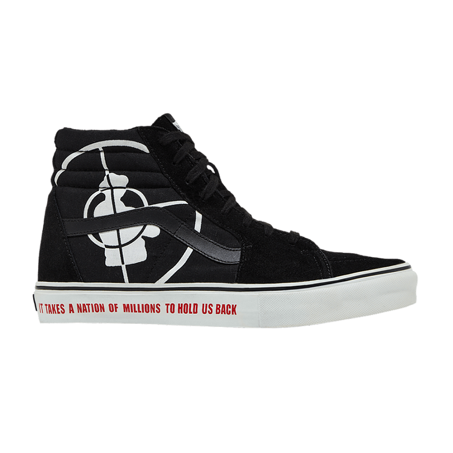 Фото № 1 с приближением к товару «‎Supreme x Vans Sk8-Hi Sl Public Enemy»