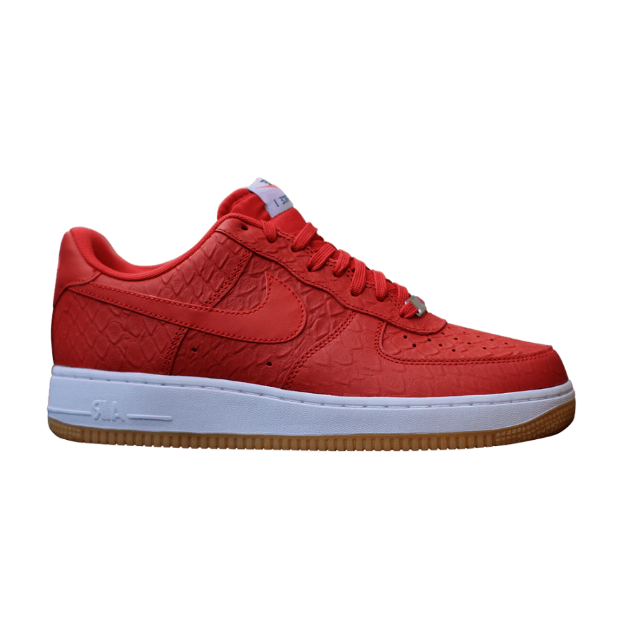 Фото № 1 с приближением к товару «‎Nike Air Force 1 Low 07 LV8 Red Python (718152-600)»