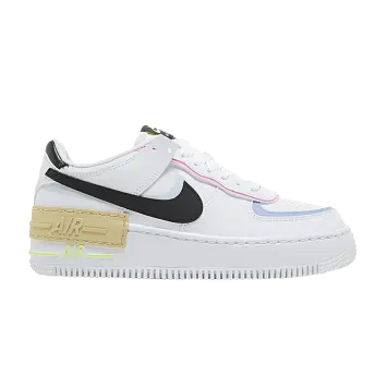 Nike Women's Air Force 1 Shadow White Black Pastel