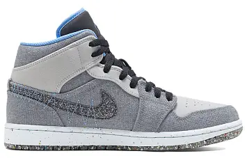 Nike Air Jordan 1 Mid Basketball Shoes Crater - 3