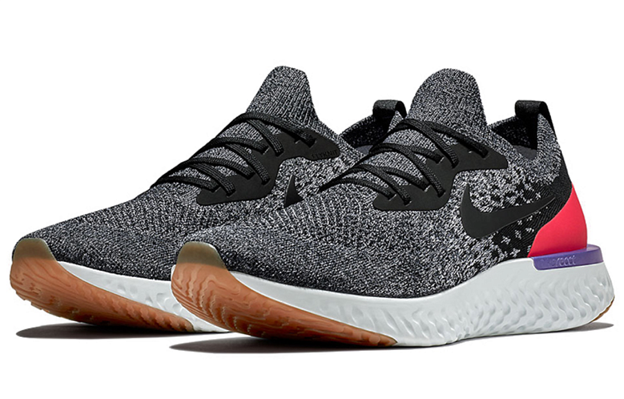 Фото № 3 с приближением к товару «‎Nike Epic React Flyknit Black Red Orbit»