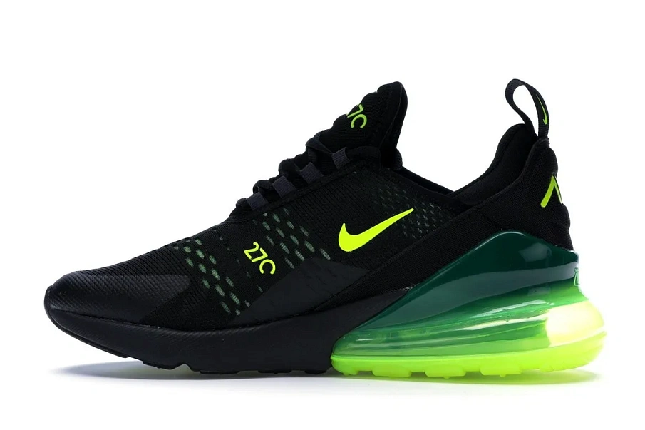 Фото № 3 с приближением к товару «‎Nike Air Max 270 Black Volt Oil Grey»