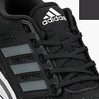 Фото № 4 с приближением к товару «‎adidas EQ21 Run 'Black Iron Metallic' Black»