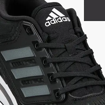 adidas EQ21 Run 'Black Iron Metallic' Black - 4