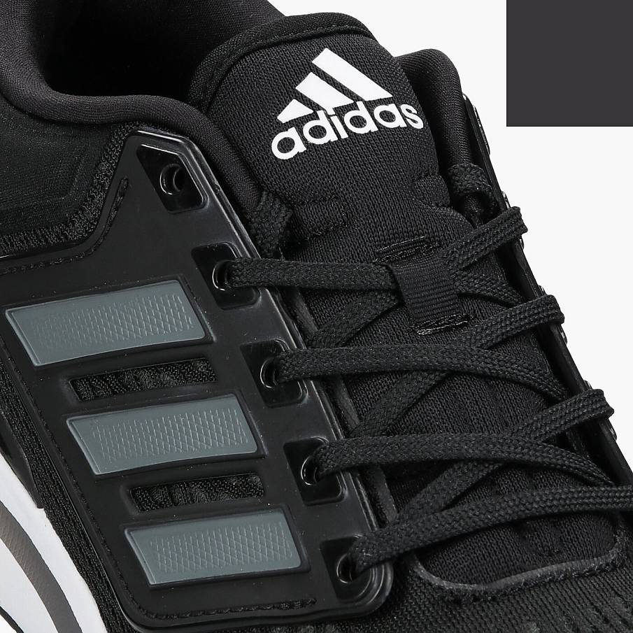 Фото № 4 с приближением к товару «‎adidas EQ21 Run 'Black Iron Metallic' Black»