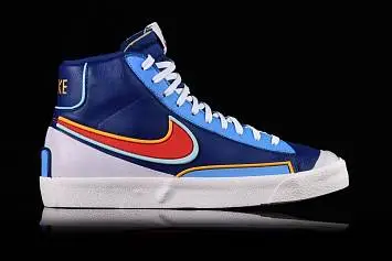 Nike Blazer Mid '77 Infinite Skate Shoes WhiteBlue - 2