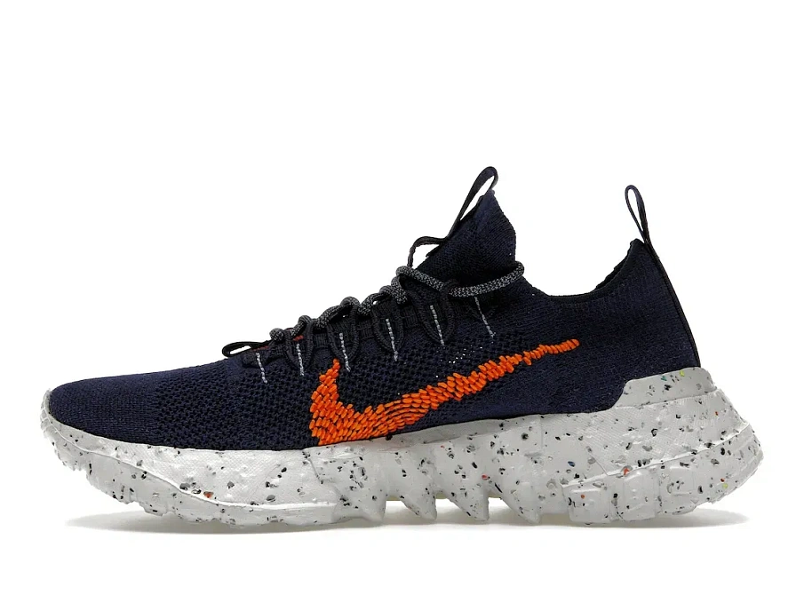 Фото № 3 с приближением к товару «‎Nike Space Hippie 01 Navy Orange»