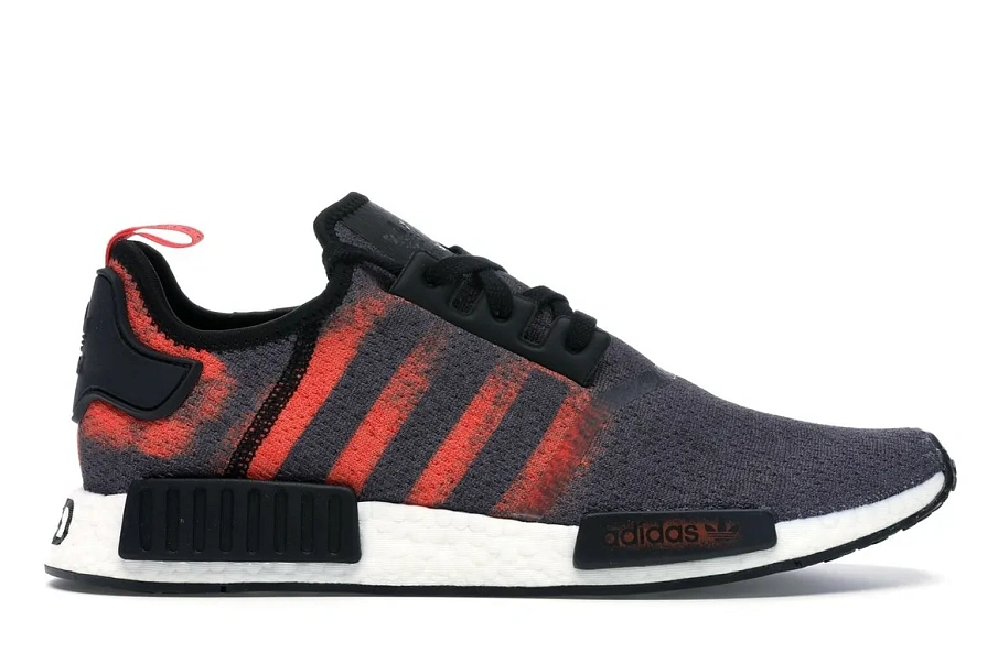Фото № 1 с приближением к товару «‎adidas NMD R1 Stencil Pack Solar Red»
