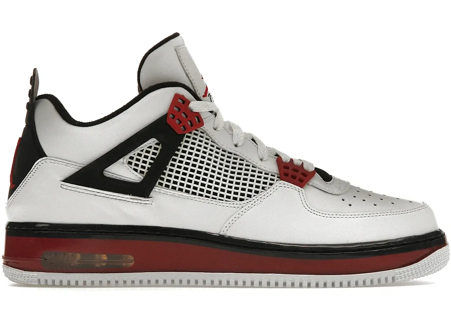 Фото № 1 с приближением к товару «‎Jordan Fusion 4 Varsity White Red»