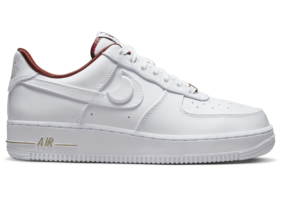 Фото № 1 с приближением к товару «‎Nike Air Force 1 Low 07 SE Just Do It Summit White Team Red »