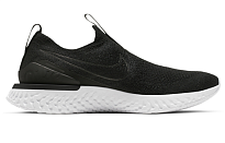 Фото № 2 с приближением к товару «‎Nike Epic Phantom React Flyknit Black White (W)»