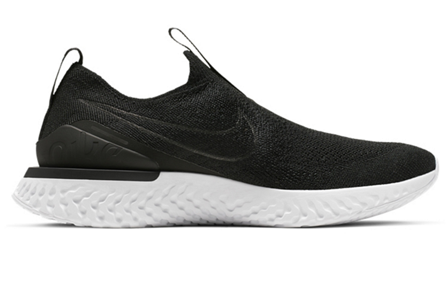 Фото № 2 с приближением к товару «‎Nike Epic Phantom React Flyknit Black White (W)»