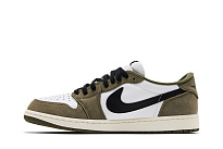 Фото № 4 с приближением к товару «‎Air Jordan 1 Retro Low OG Medium Olive»