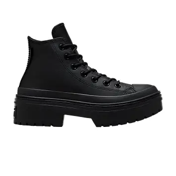 Converse Women's Chuck Taylor All Star Lugged Heel Platform Waterproof High Triple Black - 1