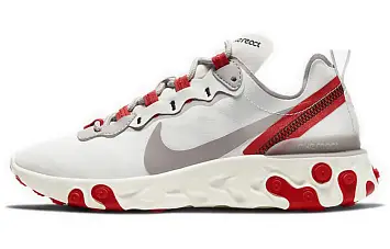 Nike React Element 55 Sail Phantom University Red (W) - 1