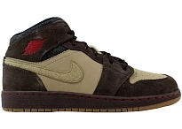 Фото № 1 с приближением к товару «‎Jordan 1 Mid Premium Baroque Brown »