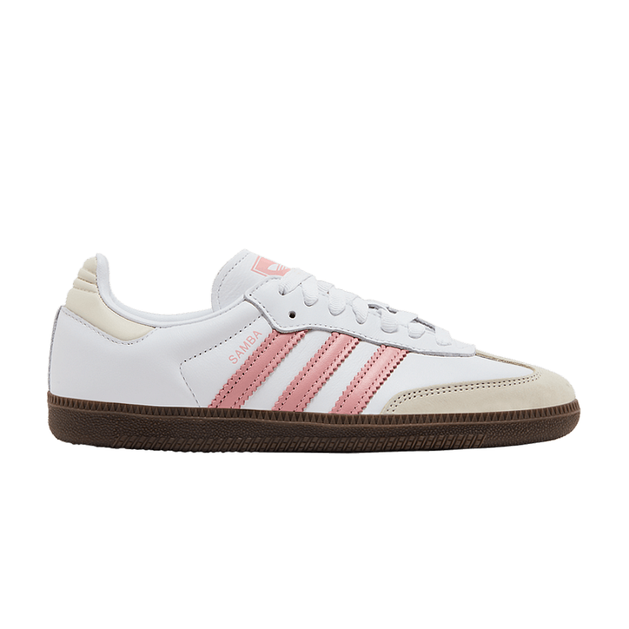 Фото № 1 с приближением к товару «‎adidas Womens Samba OG White Wonder Mauve»