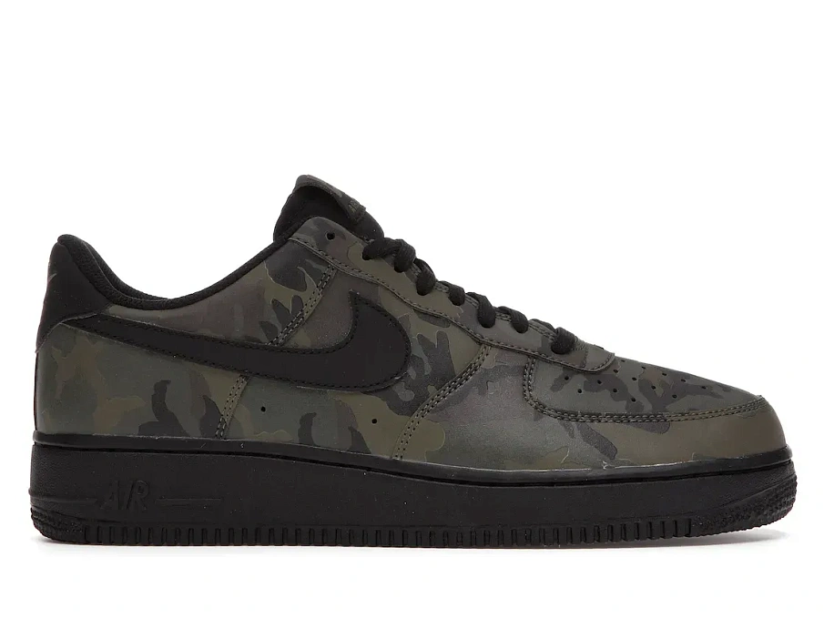 Фото № 1 с приближением к товару «‎Nike Air Force 1 Low Reflective Woodland Camo»