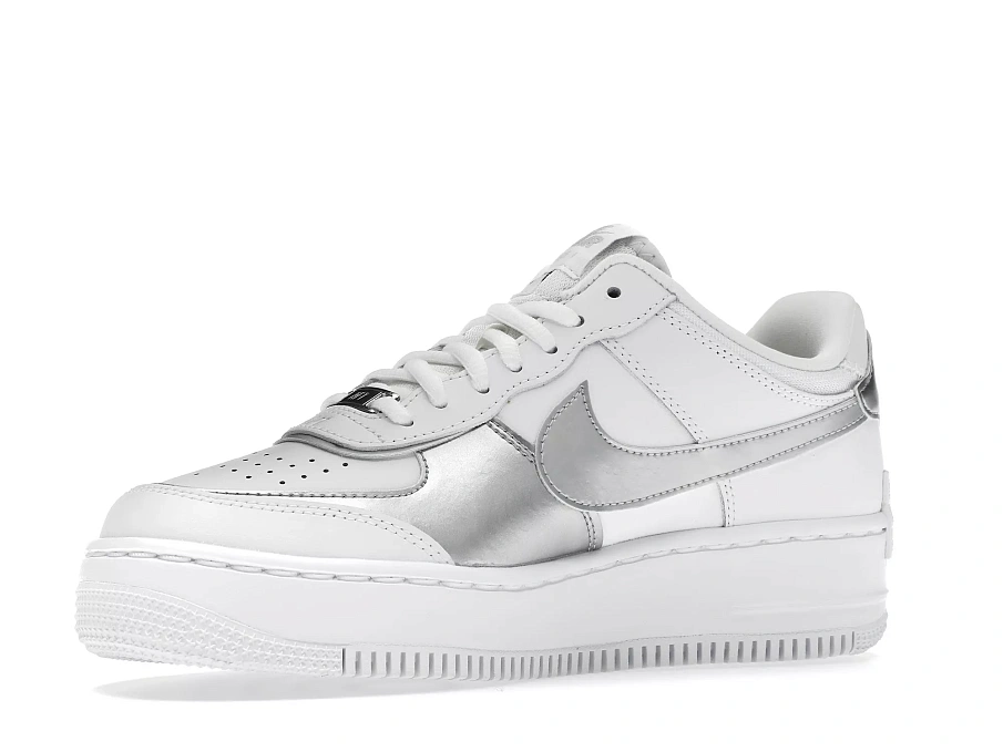 Фото № 3 с приближением к товару «‎Nike Air Force 1 Low Shadow White Pure Platinum Metallic Silver »