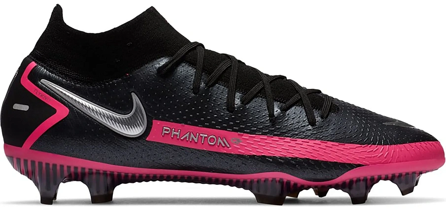 Фото № 1 с приближением к товару «‎Nike Phantom GT Elite DF FG Black Pink Blast»