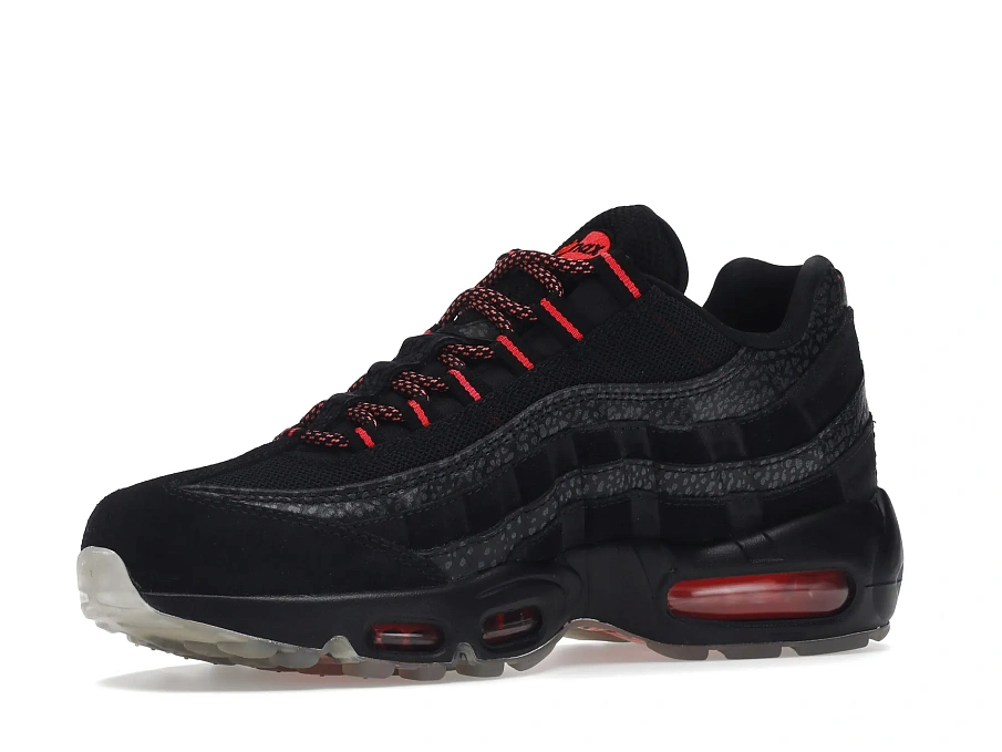 Фото № 2 с приближением к товару «‎Nike Air Max 95 Safari Black Infrared»