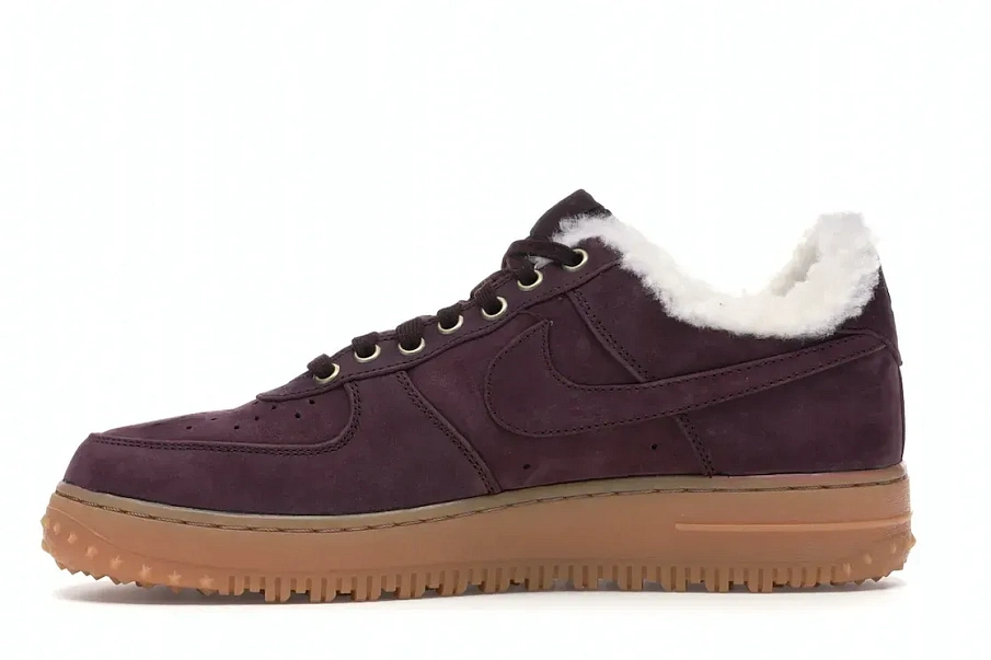 Фото № 3 с приближением к товару «‎Nike Air Force 1 Winter Burgundy Crush»