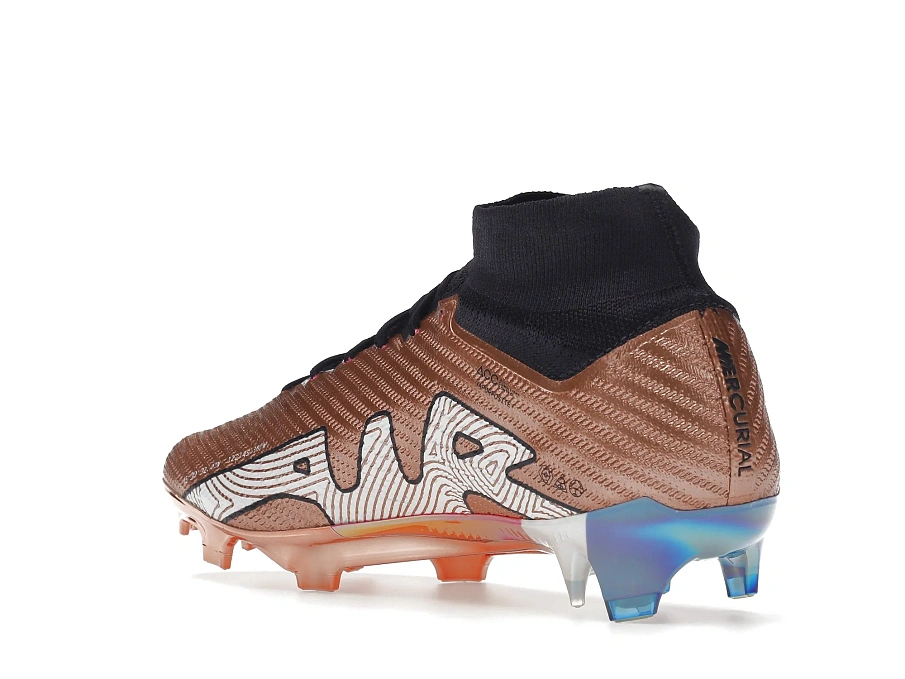 Фото № 6 с приближением к товару «‎Nike Zoom Mercurial Superfly 9 Elite KM FG Metallic Copper»
