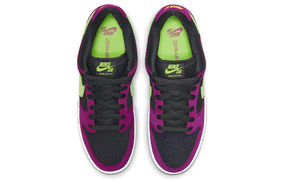 Фото № 4 с приближением к товару «‎Nike Sb Dunk Low Pro Skate Shoes Red Plum»