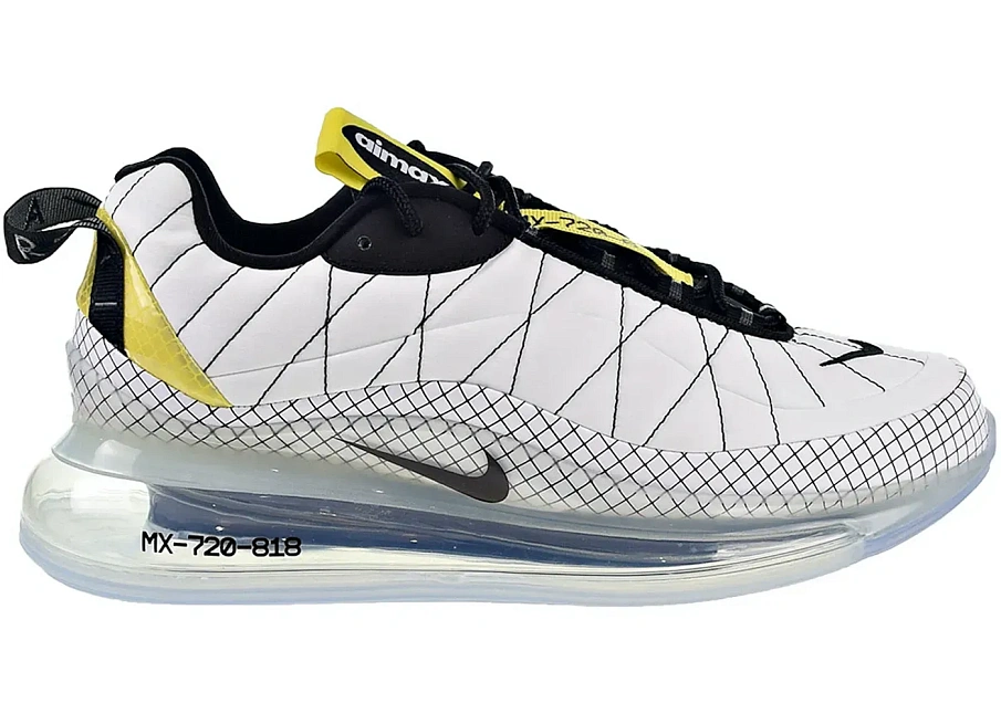 Фото № 1 с приближением к товару «‎Nike Air MX 720 818 White Black Maize»