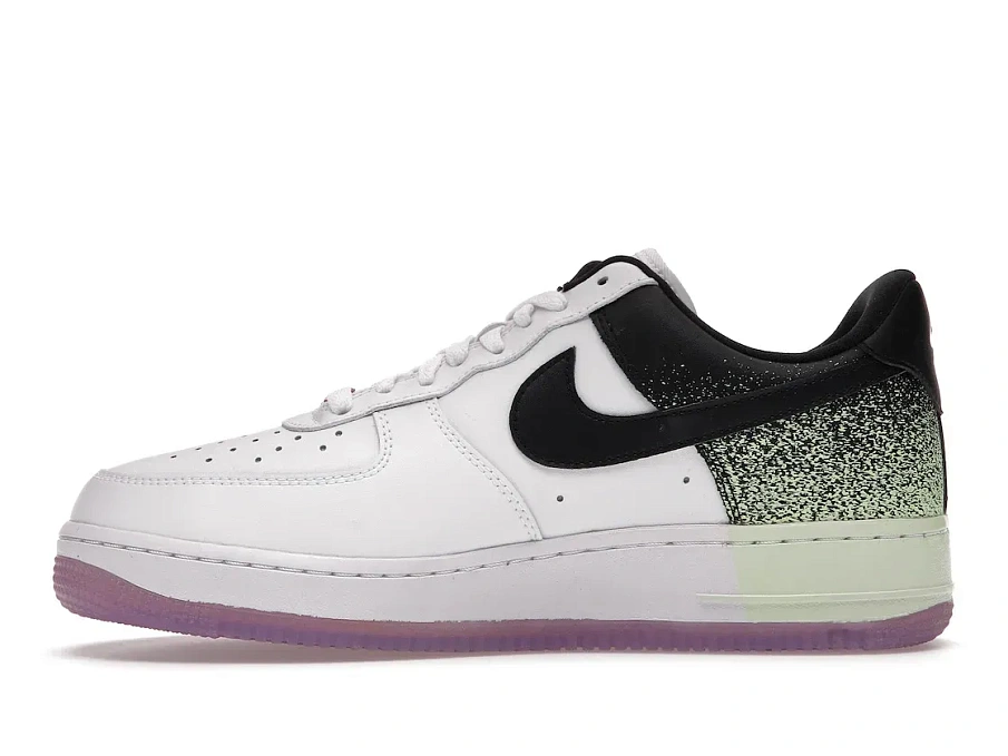 Фото № 3 с приближением к товару «‎Nike Air Force 1 Low Splatter Barely Volt Fuchsia Glow »