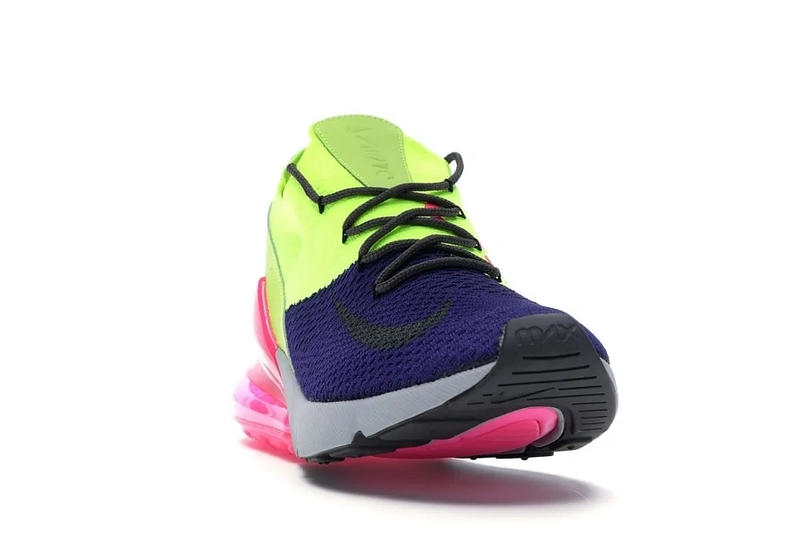 Фото № 2 с приближением к товару «‎Nike Air Max 270 Flyknit Regency Purple Volt»