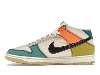 Фото № 3 с приближением к товару «‎Nike Dunk Mid Pale Ivory Multi»