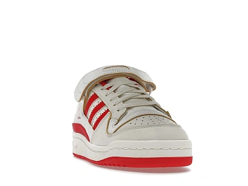adidas Forum 84 Low Off White Vivid Red Footwear White  - 3