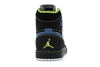 Фото № 4 с приближением к товару «‎Jordan 1 Retro High Black Cyber Blue Sapphire»