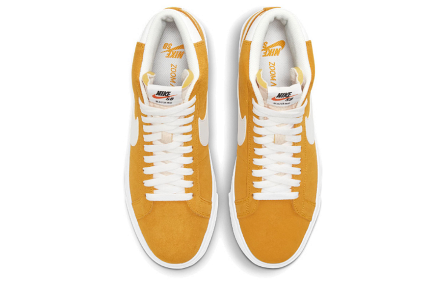Фото № 4 с приближением к товару «‎Nike SB Zoom Blazer Mid YellowWhite»