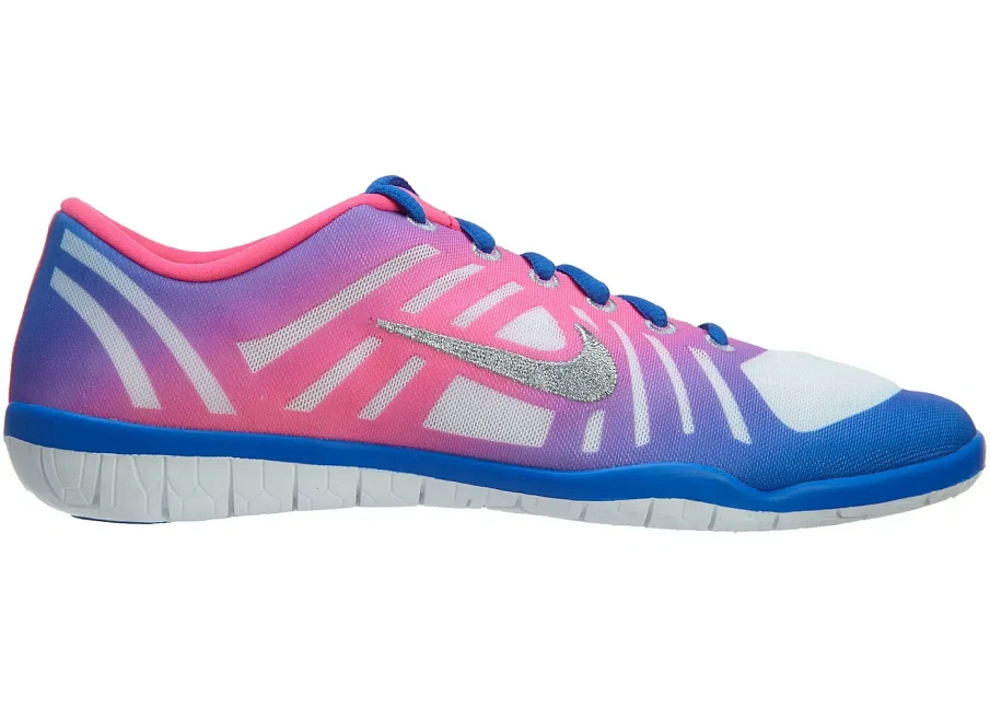 Фото № 1 с приближением к товару «‎Nike Free 3.0 Studio Dance P Hyper Cobalt Metallic Silver-Hyper Pink »