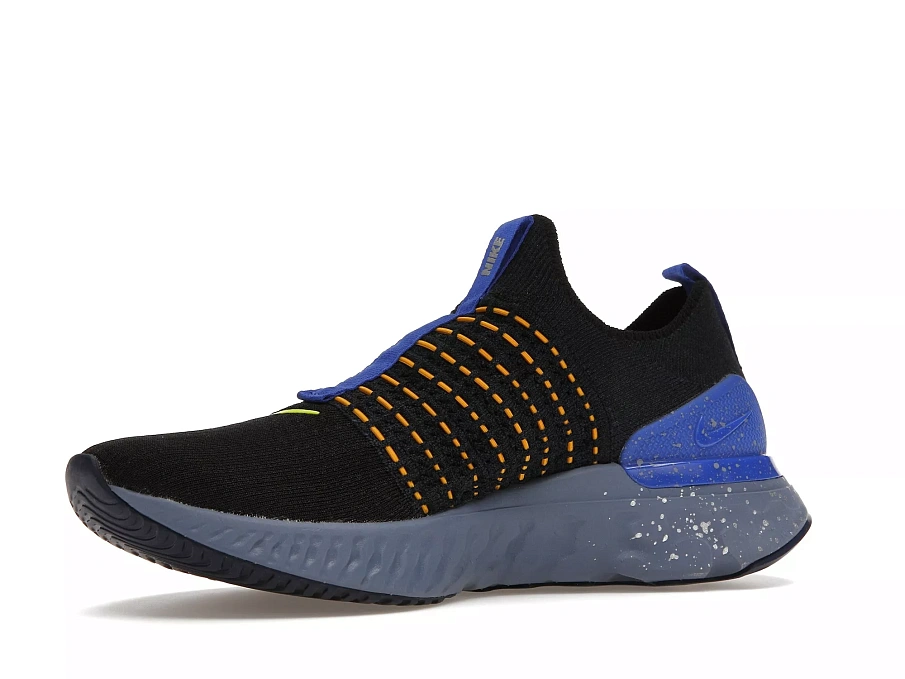 Фото № 5 с приближением к товару «‎Nike React Phantom Run Flyknit 2 Black Hyper Royal»