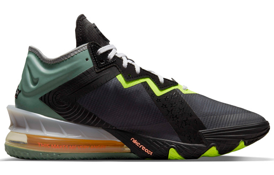 Фото № 2 с приближением к товару «‎Nike LeBron 18 Low EP "Bugs vs Marvin" GreyBlack»