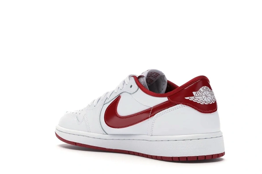 Фото № 5 с приближением к товару «‎Jordan 1 Retro Low White Varsity Red»