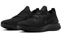 Фото № 3 с приближением к товару «‎Nike Epic React Flyknit 2 Black»