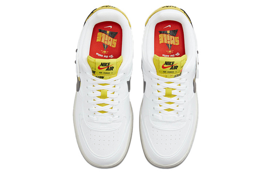 Фото № 4 с приближением к товару «‎Nike Wmns Air Force 1 Shadow "Go The Extra Smile" Sneakers WhiteYellow»