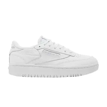 Reebok Women's Club C Double White Cold Grey - 1