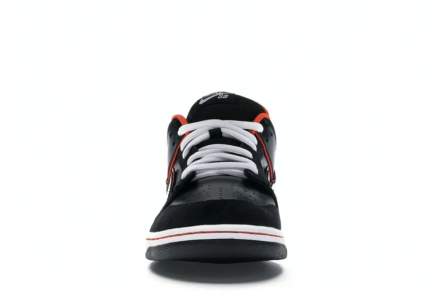 Фото № 2 с приближением к товару «‎Nike SB Dunk Low Black Orange Blaze»