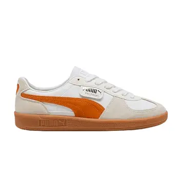 Puma Palermo Leather White/Warm White/Orange Glo - 1