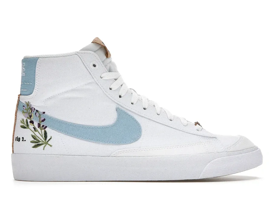 Фото № 1 с приближением к товару «‎Nike Blazer Mid 77 White Indigo»
