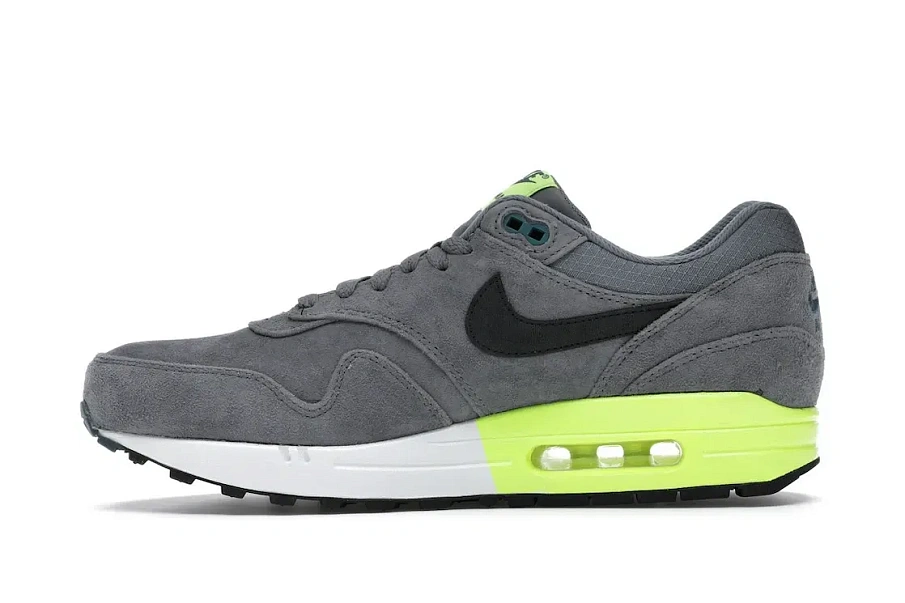 Фото № 3 с приближением к товару «‎Nike Air Max 1 Cool Grey Volt»